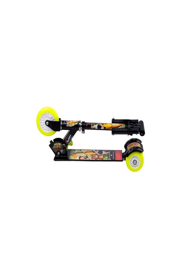 SPEEDFOX Street Rider Kick Scooter for Kids of Ages 6-13 Years | 2 Wheel Scooter, Foldable Design | 3 Adjustable Height Option with Rear Braking | Max User Weight 50kg (Smarty) (Black) - Image 4
